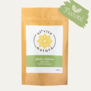 Organiczna glinka zielona 100g  OLVITA