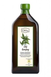 Olej konopny zimno tłocz. 100ml OLVITA