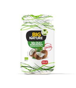 Olej kokosowy rafinowany bio 900 ml Duża Paka