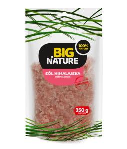 Sól himalajska różowa gruba 350g Big Nature