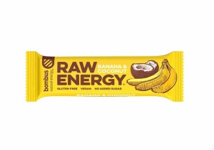 Baton RAW ENERGY banan-kokos BEZGL, 50 g