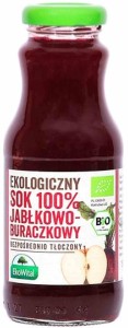 Sok jabłkowo-buraczkowy 100 % BIO 250 ml
