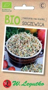 Nasiona na kiełki - Soczewica BIO 30 g