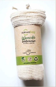 Woreczki wielorazowe rozmiar 25x30 zestaw 3 szt