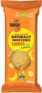 Ciastka z bananem  BIO B/C 130 g Super Fudgio