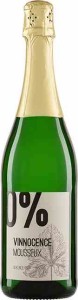 WINO BEZALKOHOLOWE BIAŁE PÓŁSŁODKIE MUSUJĄCE BIO 750 ml - VINNOCENCE MOUSSEUX