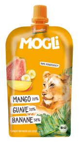 PRZECIER BANAN GUAWA MANGO 0% CUKRU BIO 120g MOGLI DEMETER