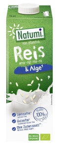 NAPÓJ RYŻOWY Z ALGAMI MORSKIMI BEZ CUKRÓW BIO 1 L BEZGLUTENOWY NATUMI
