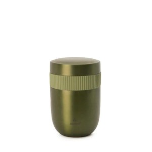 LUNCHPOT ZE STALI  DWUCZĘŚCIOWY KHAKI 420 ml + 200 ml - CHIC-MIC