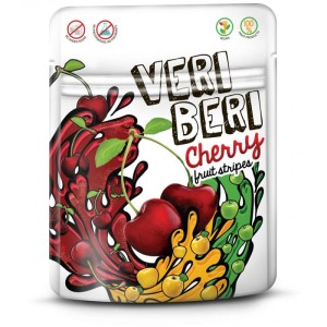Bezglutenowe żelki wiśniowe VERI BERI 50g