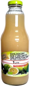 SOK Z ZIELONYCH GREJPFRUTÓW SWEETIE NFC BIO 1 L   - JAFFA GOLD