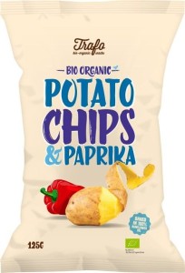CHIPSY ZIEMNIACZANE O SMAKU PAPRYKOWYM BIO 125 g   - TRAFO