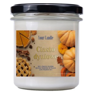ŚWIECA SOJOWA CIASTO DYNIOWE 300 ml - YOUR CANDLE