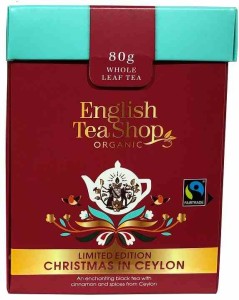Herbata sypana Ceylon edycja świąteczna BIO 80g ENGLISH TEA SHOP