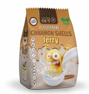 Muszelki śniadaniowe  z cynamonem BG 375 g GLUTEN OUT