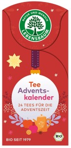KALENDARZ ADWENTOWY HERBATY BIO 24szt LEBENSBAUM