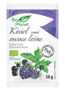 KISIEL O SMAKU OWOCÓW LEŚNYCH Z JAGODAMI BIO 38 g - BIO PLANET