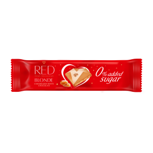 Baton karmelizowanej białej czekolady "Blonde" bez dodatku cukrów RED Delight 26g