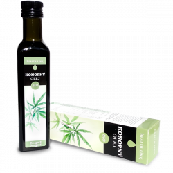 Olej BIO konopny - zimnotłoczony - 250ml HEALTH LINK