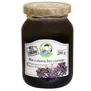 Mus z bzu czarnego słodzony fruktozą 200 g Fungopol
