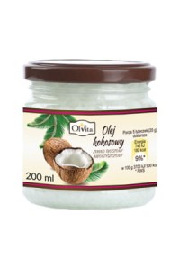 Olej Kokosowy tłoczony na zimno 200ml - Olvita