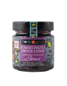 Owoce leśne ze stewią bez dodatku cukru PURE&good 200g