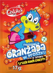 ORANŻADA W PROSZKU TRUSKAWKA BEZGLUTENOWA 17 g - CELIKO