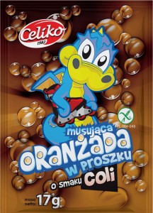ORANŻADA W PROSZKU COLA BEZGLUTENOWA 17 g - CELIKO