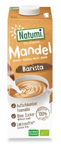 NAPÓJ MIGDAŁOWY BARISTA NIE ZAWIERA CUKRÓW BIO 1 L - NATUMI