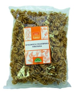 Makaron orkiszowy razowy świderki 400g BIO  BIOHARMONIA