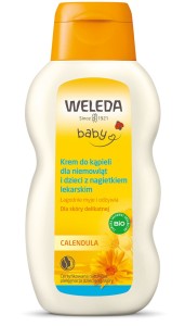 KREM DO KĄPIELI DLA NIEMOWLĄT I DZIECI Z NAGIETKIEM LEKARSKIM ECO 200 ml - WELEDA