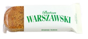 Baton Warszawski ananas kokos 50g Baton Warszawski