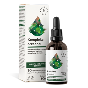 Orzech kompleks + piołun, krople 50 ml. Wormwood Natural Complex
