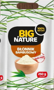 Mąka bambusowa Błonnik bambusowy 250g Mixbrands Big Nature