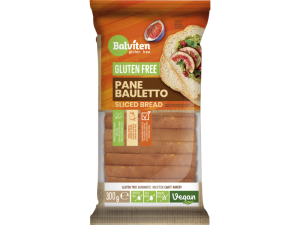 Chleb Pane Bauletto sliced bread 300g . Produkt bezglutenowy ze stikerem świeżości.