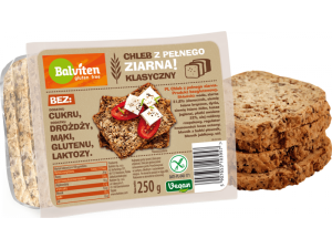 Chleb pełne ziarno 250g. Produkt bezglutenowy