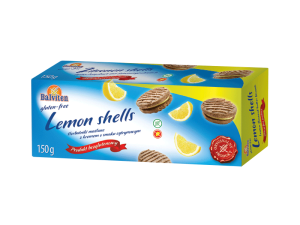 Herbatniki lemon shells 150g. Produkt bezglutenowy 
