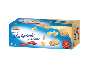 Herbatniki maślane 170g. Produkt bezglutenowy 