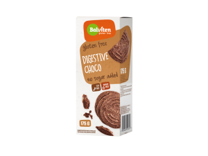 Herbatniki bezglutenowe z czekoladą digestive choco 175 g bez dodatku cukrów    