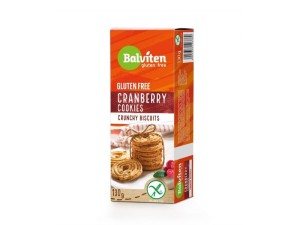 Herbatniki Żurawinki 130g. Produkt bezglutenowy