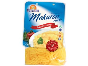 Makaron rurki 250g. Produkt bezglutenowy