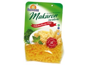 Makaron świderki niskobiałkowy PKU 250g