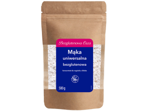 Mąka uniwersalna bezglutenowa 500g. Koncentrat do wypieku chleba