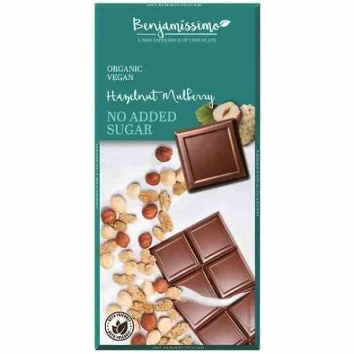 3800236130673 Czekolada wegańska orzechy laskowe i morwa BC BIO 70 g
