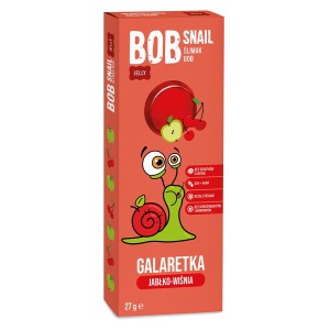 Przekąska "Jabłkowo-Wiśniowa"  bez dodatku cukru Bob Snail,  27g Bob Snail