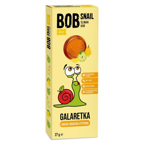 4820219344209 Przekąska Jabłko Gruszka Cytryna BC Bob Snail 27g
