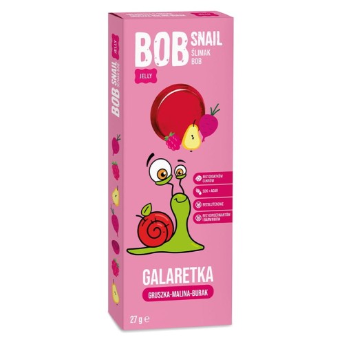 4820219344216 Przekąska Gruszka Malina Burak BC Bob Snail 27g