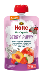 MUS TUBKA JABŁKO BRZOSKWINIA OWOCE LEŚNE BC OD 8 M DEMETER BIO 100 g - HOLLE