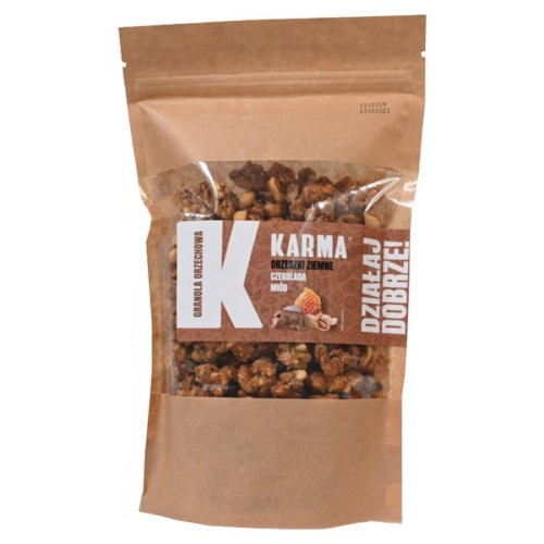 5904094826124 GRANOLA orzechy ziemne czekolada miód Karma 400g