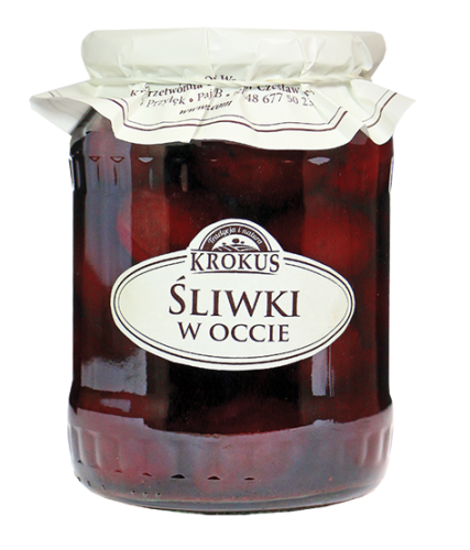 5906732624260 ŚLIWKI W OCCIE BEZGLUTENOWE 500 g (250 g) - KROKUS